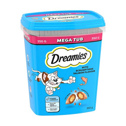 DREAMIES Cat Treats with Salmon Flavour 350g MegaTub