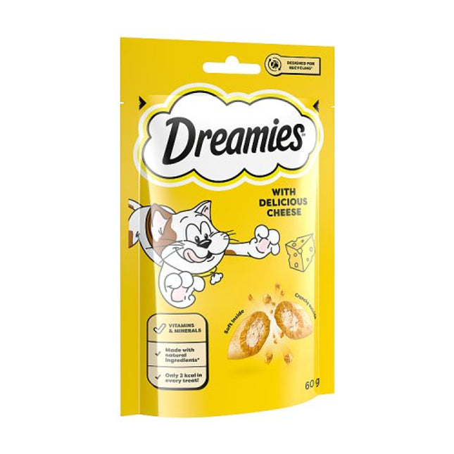 Dreamies Cat Treat Biscuits with Cheese 60g
