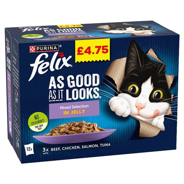 Felix As Good As it Looks Favourites Selection Wet Cat Food 12x85g £4.75
