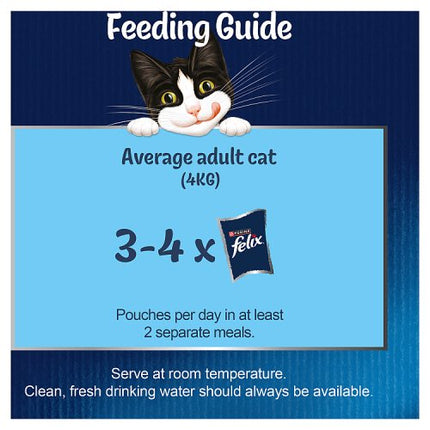 FELIX As Good As it Looks Meaty Selection in Jelly Wet Cat Food 12x85g £4.75