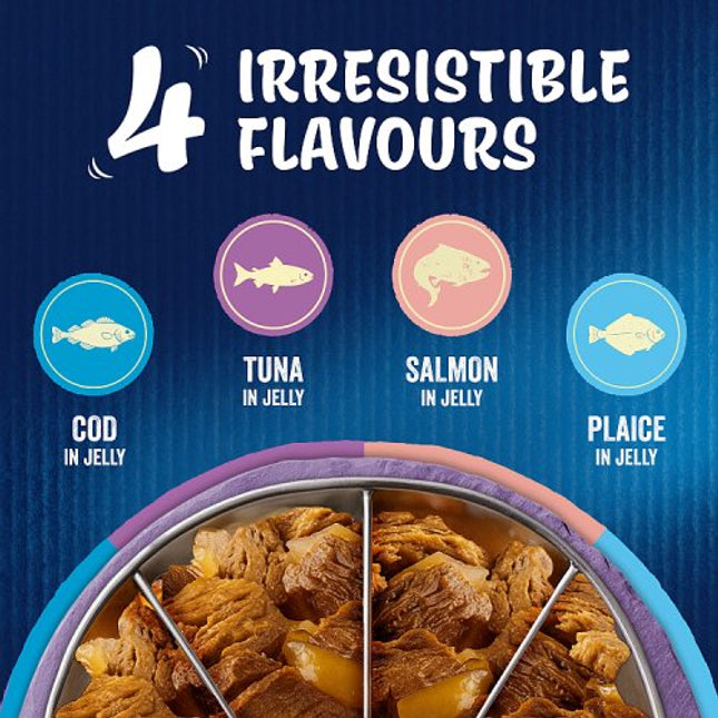 Felix As Good As it Looks Ocean Feasts Wet Cat Food 12x85g 4.75