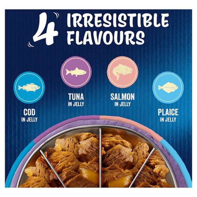 Felix As Good As it Looks Ocean Feasts Wet Cat Food 12x85g 4.75