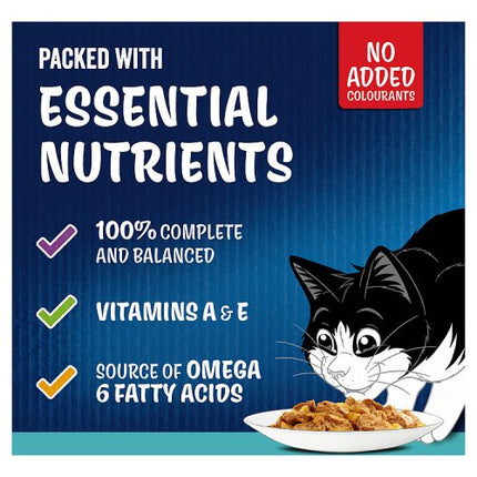 Felix As Good As it Looks Ocean Feasts Wet Cat Food 12x85g 4.75