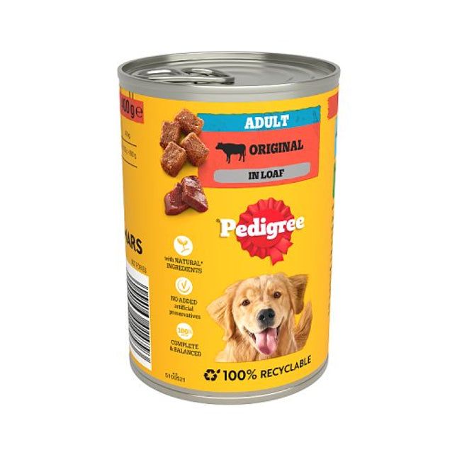 PEDIGREE Dog Tin Original in Loaf 400g