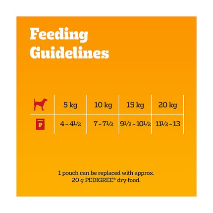 Pedigree Adult Dog Food Pouches Chicken in Jelly 3x100g