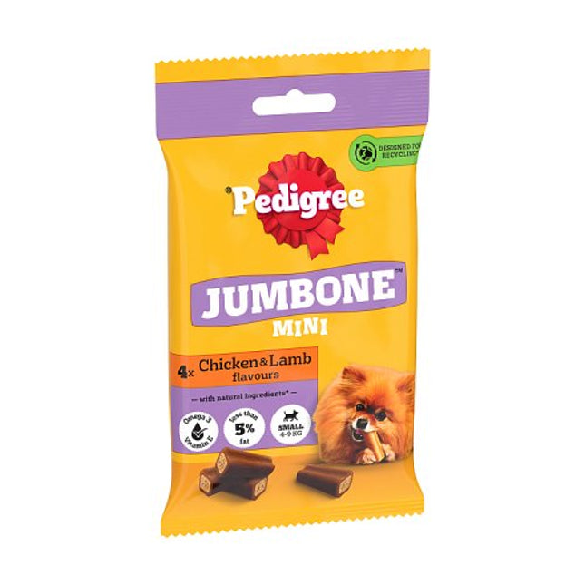 PEDIGREE Jumbone Small Dog Treats with Chicken and Lamb 4 Chews