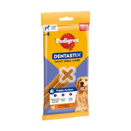 PEDIGREE DentaStix Daily Dental Chews Large Dog 4 Sticks