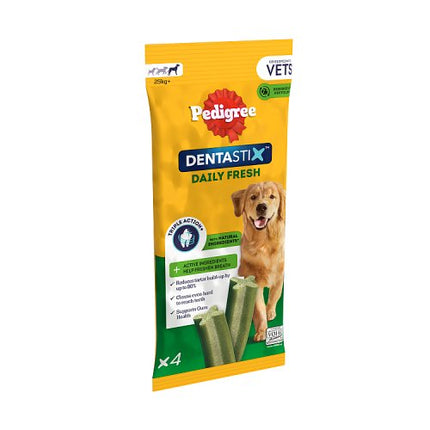 PEDIGREE Dentastix Fresh Daily Dental Chews Large Dog 4 Sticks