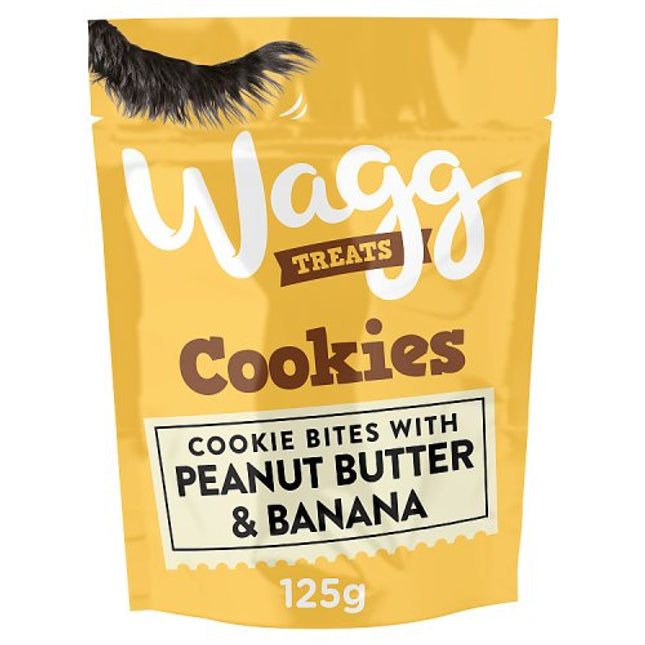 Wagg Peanut & Banana Cookies Dog Treats 125g