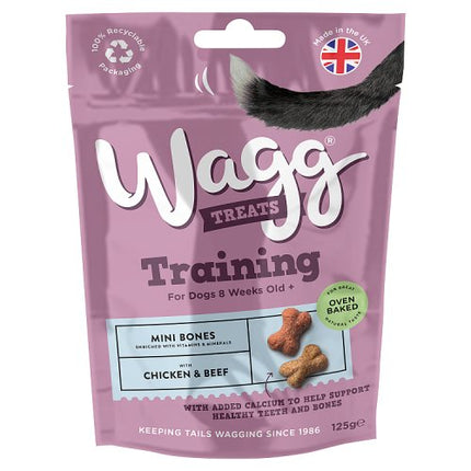Wagg Chicken & Beef Training Dog Treats 125g