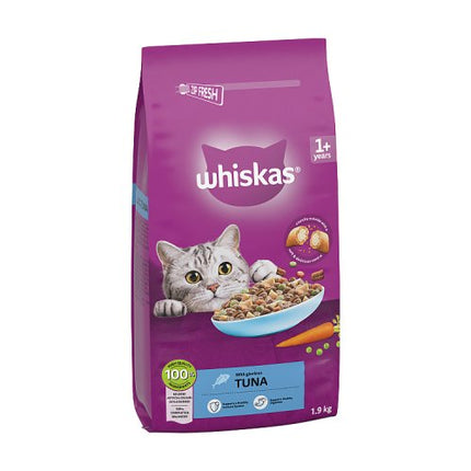 Whiskas Adult Cat Dry Food with Tuna 1+ 1.9kg
