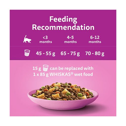 Whiskas Kitten Dry Food with Chicken 2-12 Months 1.9kg