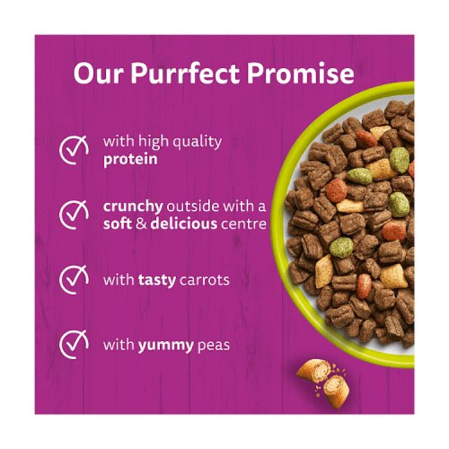 WHISKAS 1+ Cat Complete Dry with lamb 1.9kg