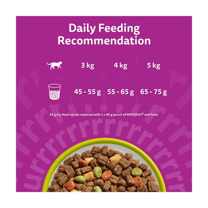 WHISKAS 1+ Cat Complete Dry with lamb 1.9kg