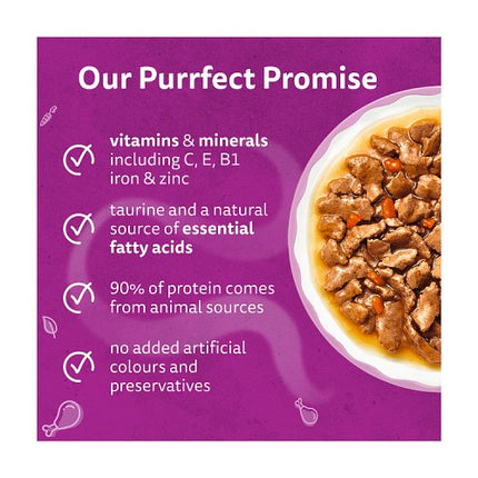 Whiskas 1+ Pouches Aromatic Fusion in Gravy 40x85g