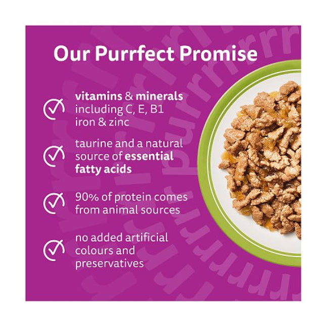 Whiskas 1+ Pouches Mixed Menu in Jelly 40x85g