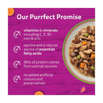 Whiskas 1+ Pouches Tasty Mix Chef in Gravy 40x85g