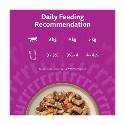 Whiskas 1+ Pouches Tasty Mix Chef in Gravy 40x85g