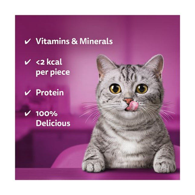 WHISKAS Temptations Cat Treats with Chicken & Cheese 60g
