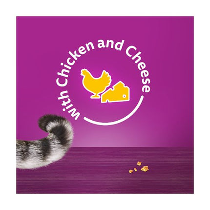 WHISKAS Temptations Cat Treats with Chicken & Cheese 60g