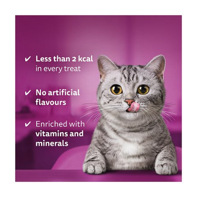 WHISKAS Temptations Cat Treats with Chicken & Cheese 180g