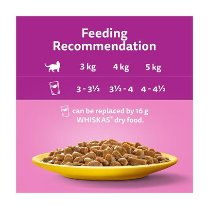 Whiskas Adult Pouches Poultry Feasts in Gravy 7+ 12x85g