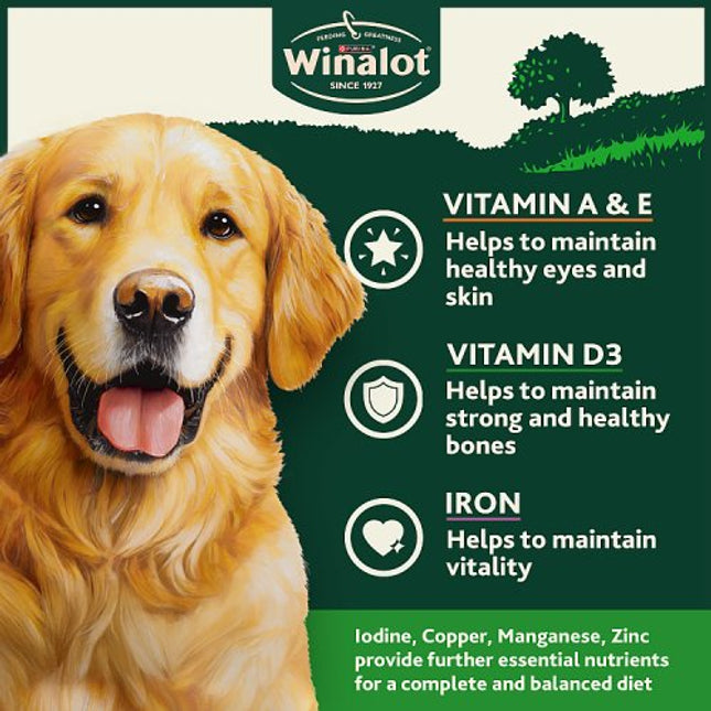 Winalot Lamb & Turkey Wet Dog Food 400g £1.25