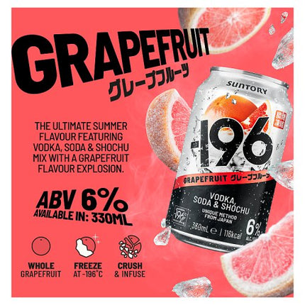 -196 Grapefruit Ready To Drink Can 330ml