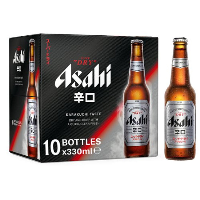 Asahi Super Dry Beer Bottle 330ml