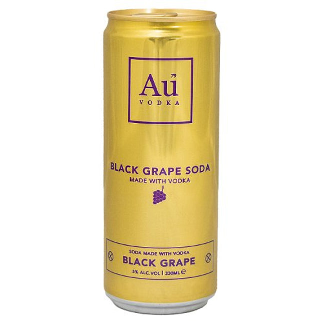 AU Vodka Pre-Mixed Black Grape Can 330ml