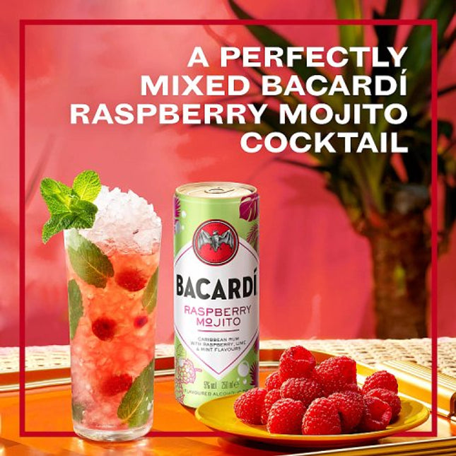 Bacardi Raspberry Mojito RTD 250ml