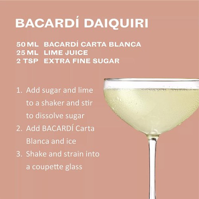 Bacardi Carta Blanca White Rum 20cl £7.29