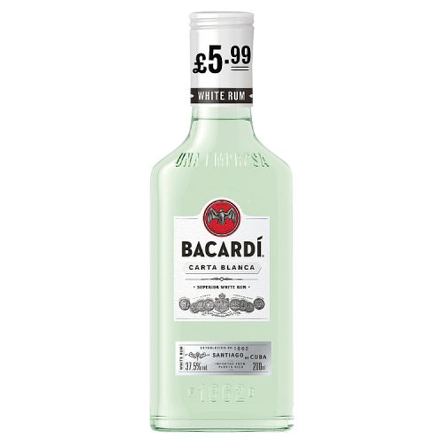 Bacardi Carta Blanca White Rum 20cl £5.99
