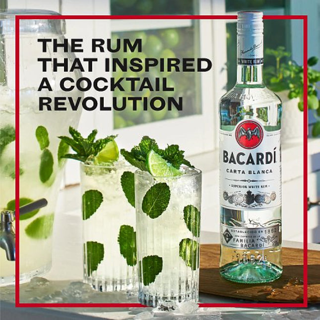 Bacardi Carta Blanca White Rum 70cl £17.99
