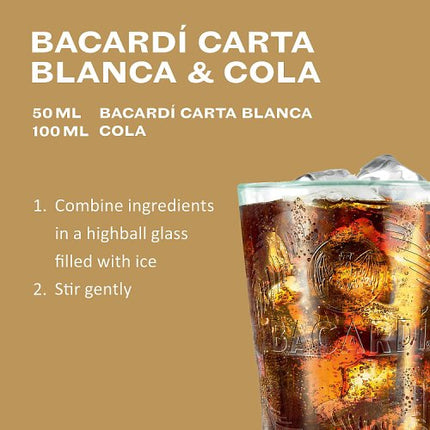 Bacardi Carta Blanca White Rum 70cl £17.99