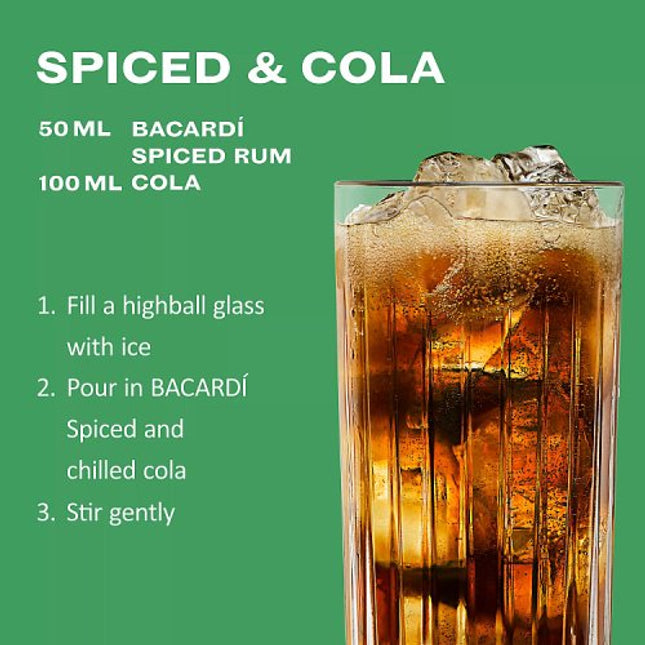 Bacardi Spiced Rum 70cl £15.99