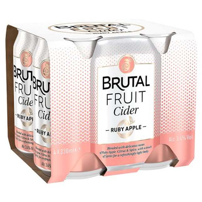 Brutal Fruit Cider Can 4 x 330ml