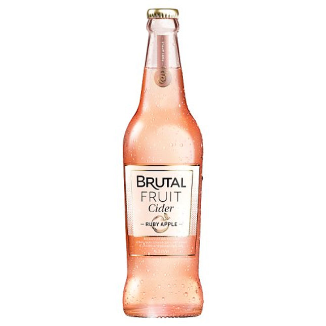 Brutal Fruit Ruby Apple Cider Bottle 12 x 500ml