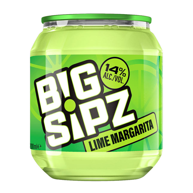 Big Sipz Lime Margarita 24 x 200ml