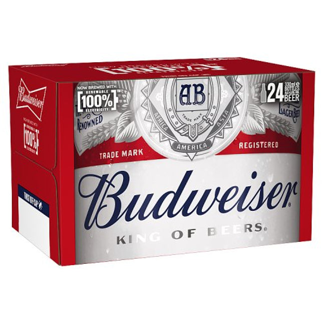 Budweiser Beer Bottle 24 x 330ml