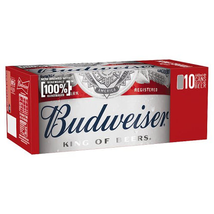 Budweiser Beer Can 10 x 440ml