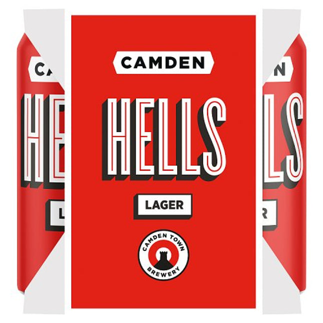 Camden Hells Lager Can 4 x 440ml