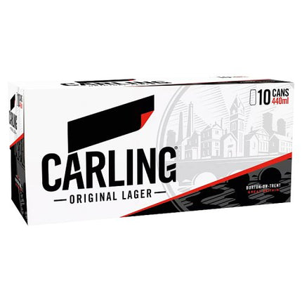 Carling Original Lager Beer Can 10 x 440ml