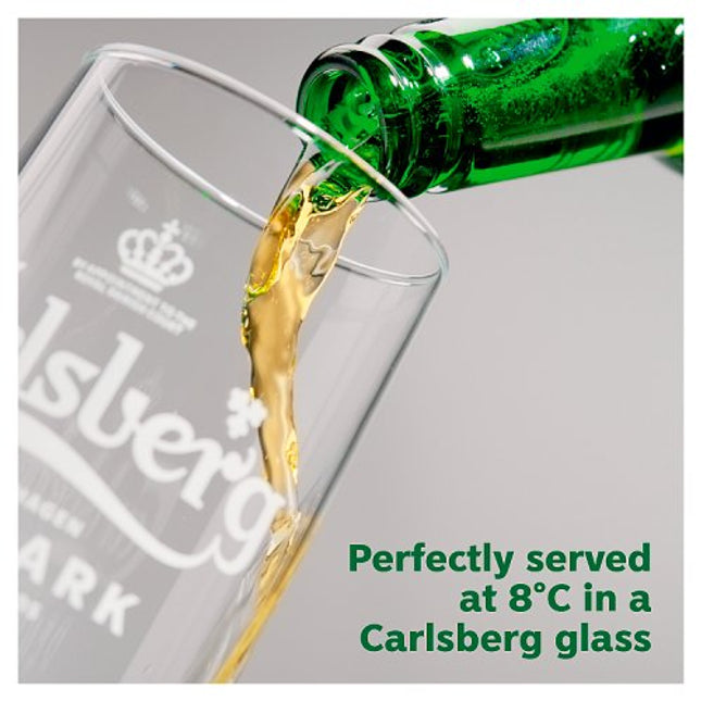 Carlsberg Danish Pilsner Lager Beer Can 10 x 440ml