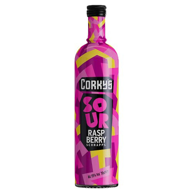 Corky's Sour Raspberry 70cl