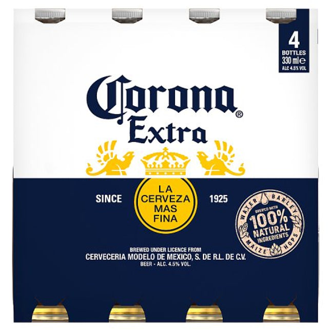 Corona Extra Bottle 4 x 330ml