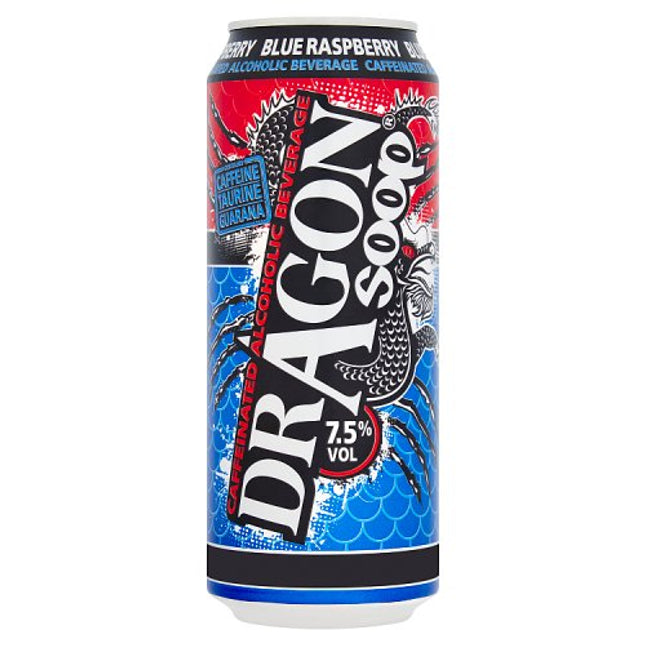 Dragon Soop Blue Raspberry Can 500ml £3.49