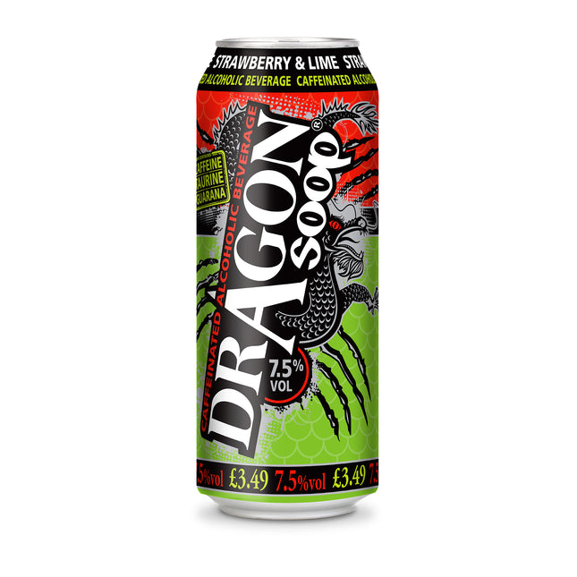 Dragon Soop Strawberry & Lime Can 500ml £3.49