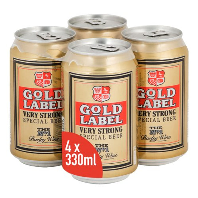Gold Label Very Strong Special Beer Can 4 x 330ml