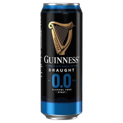 Guinness Draught 0.0% Alcohol Free Beer Can 4 x 440ml